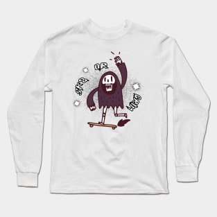 SK8 or Grim! Skate Long Sleeve T-Shirt